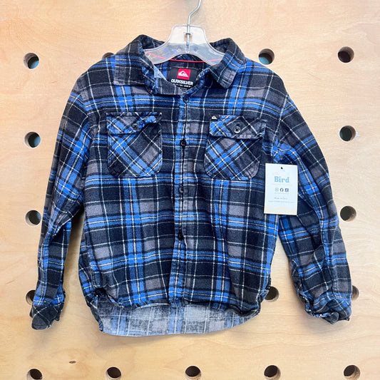 Blue/Grey Plaid Flannel