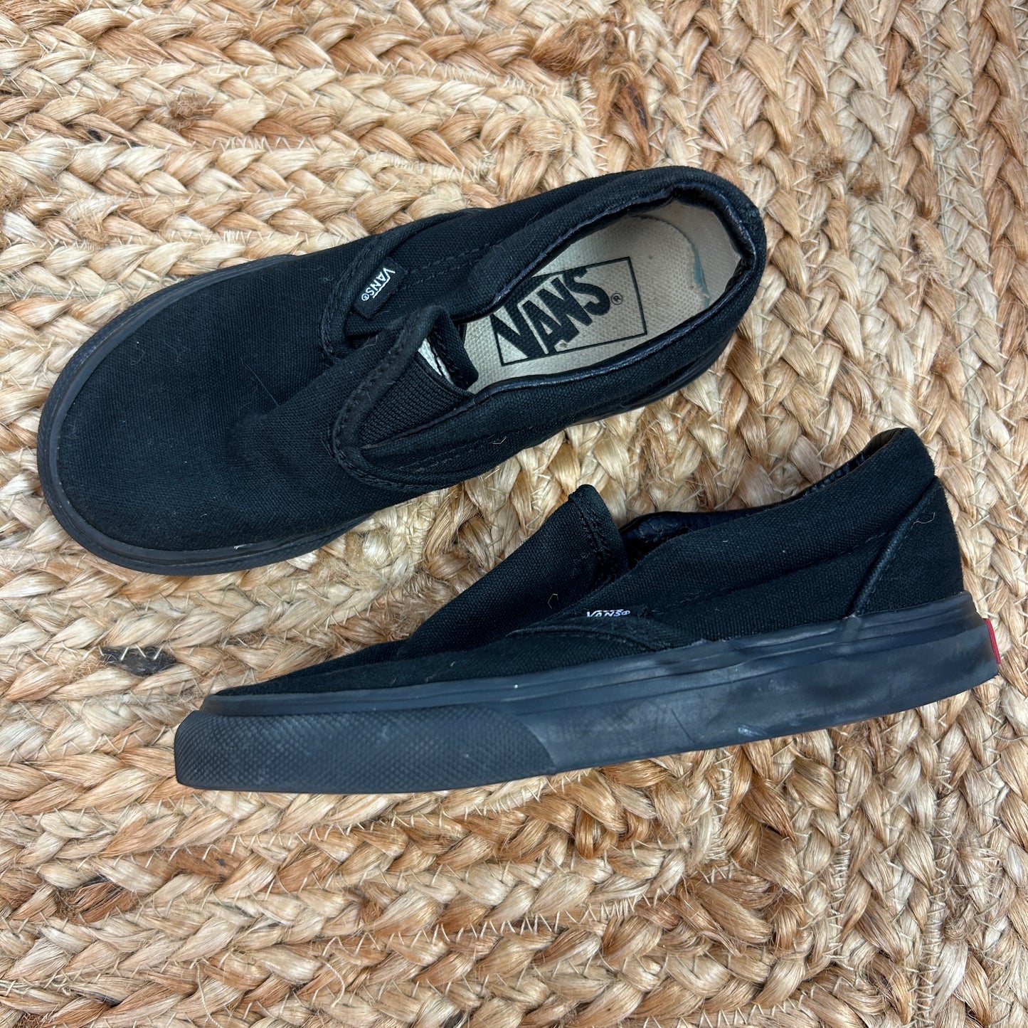 Black Slip Ons