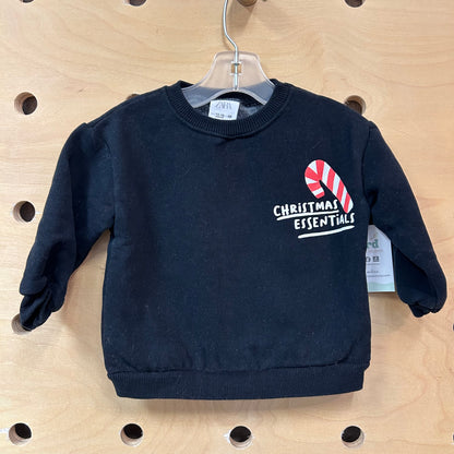 Black Christmas Essentials Sweatshirt