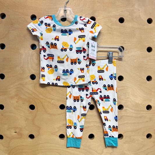 White Bamboo Construction PJ's