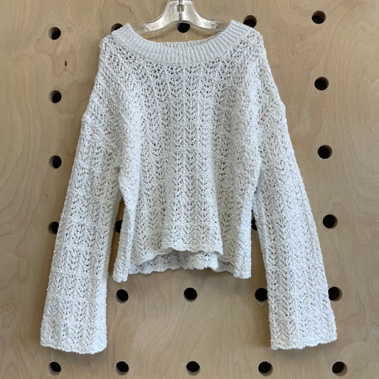 Cream Open Knit Sweater