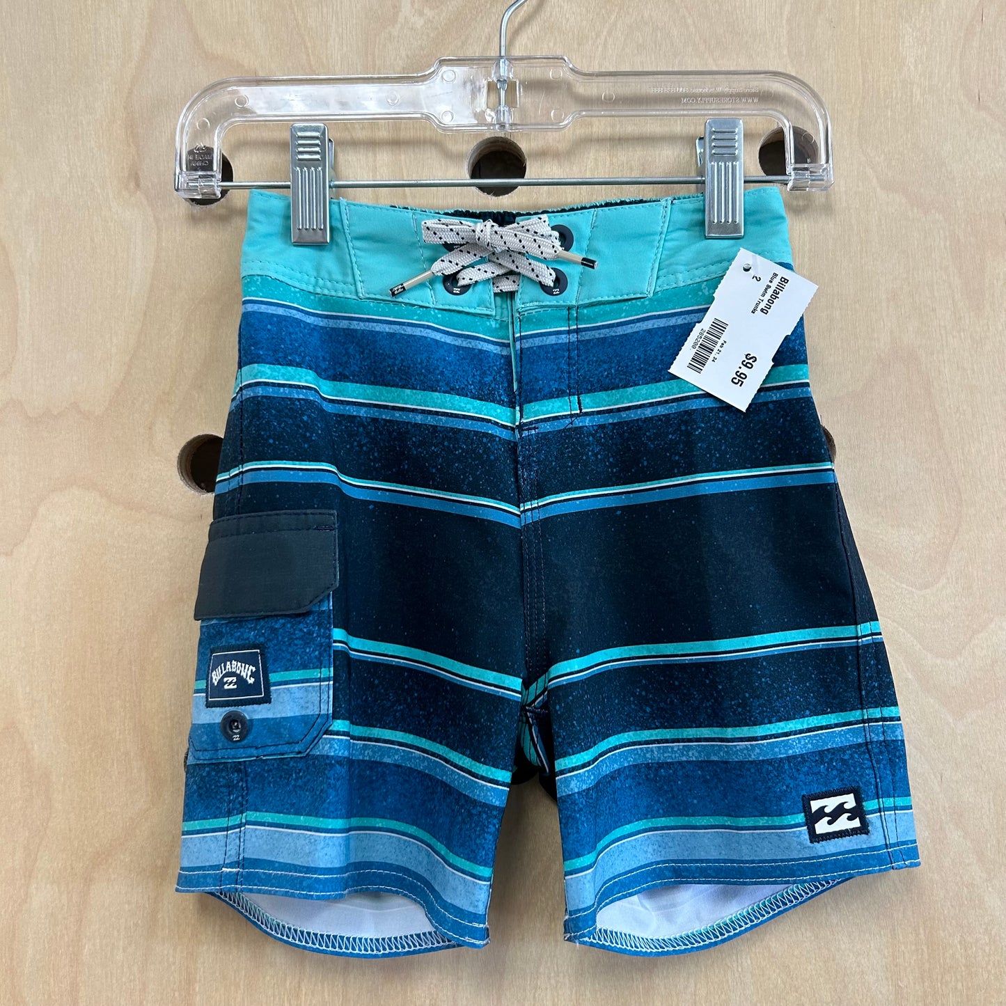 Blue Swim Trunks