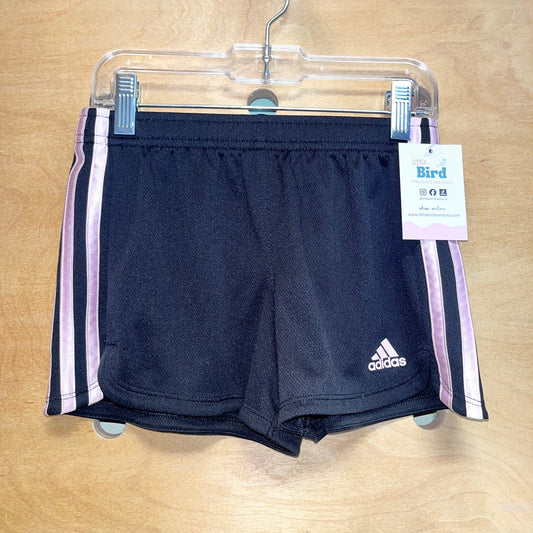 Pink/Black Logo Athletic Shorts