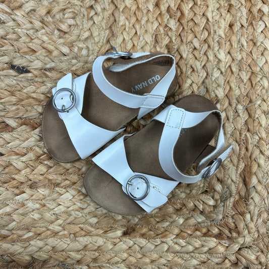 White Cork Sandals