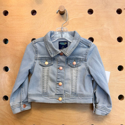 Embroider Giraffe/Rhino Denim Jacket