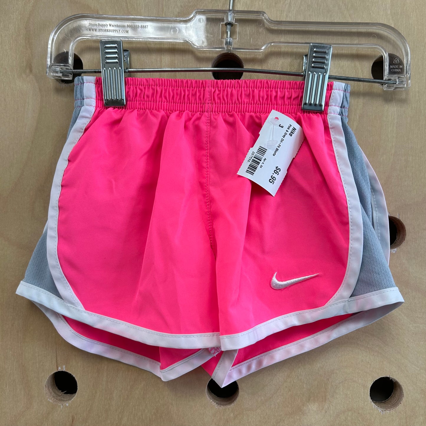 Pink & Grey Dri-Fit Shorts