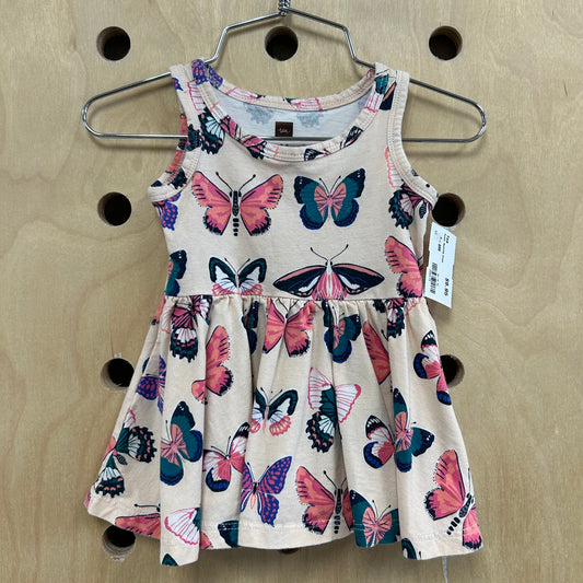 Peach Butterfly Dress