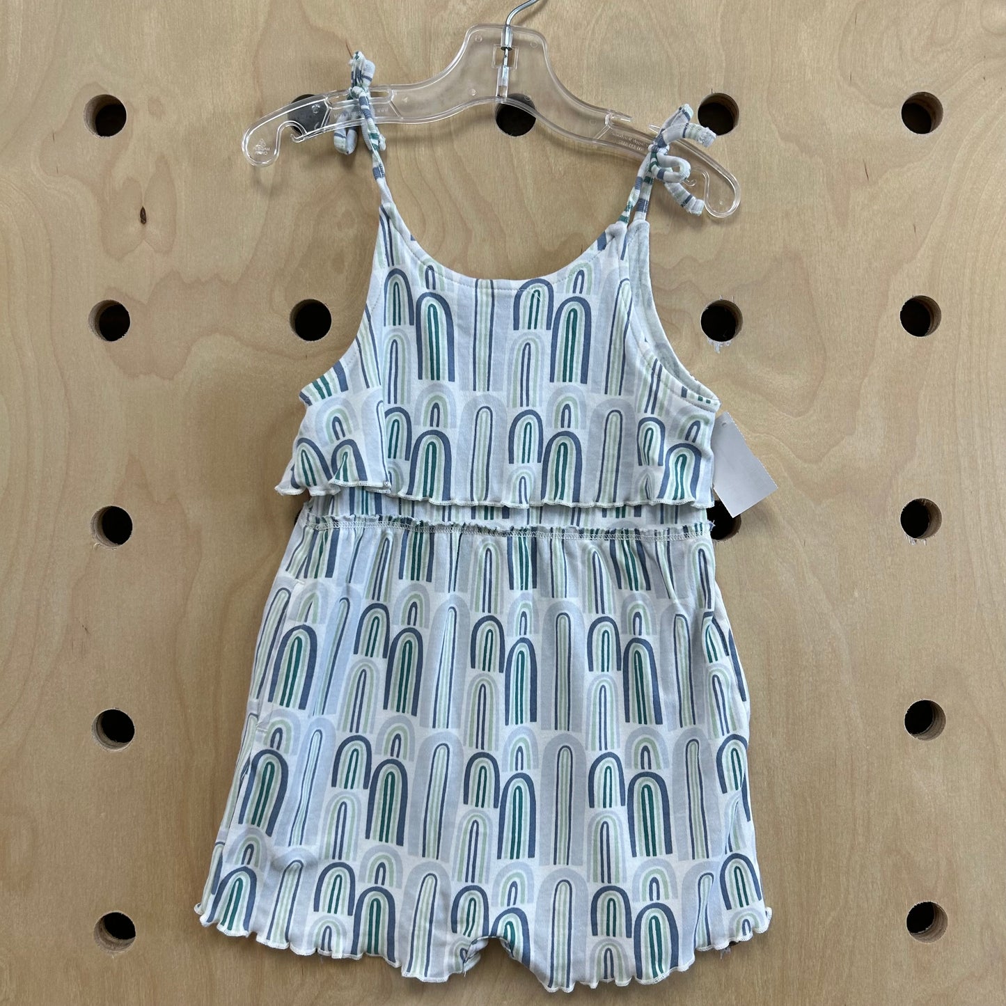 Blue & Teal Rainbow Romper