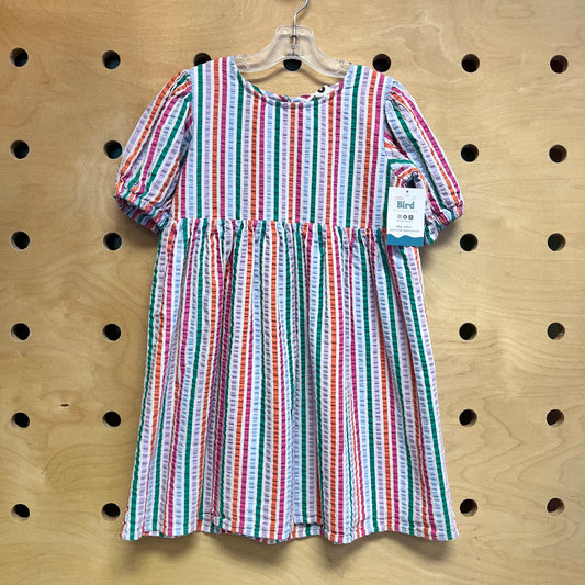 Striped Seersucker Dress