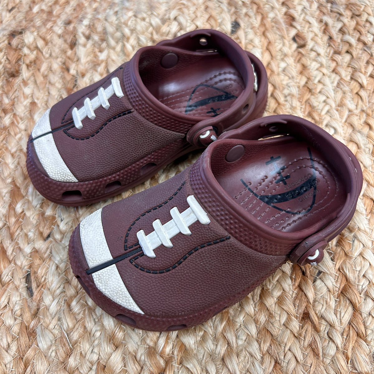 Brown Football Clogs