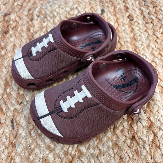 Brown Football Clogs