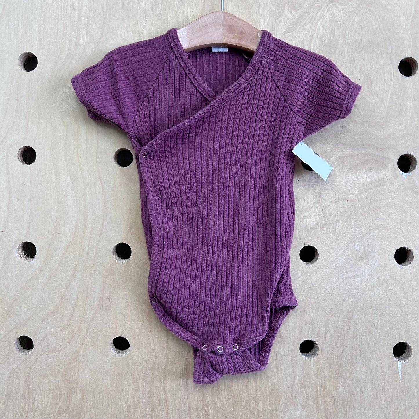 Plum Ribbed Bodysuit