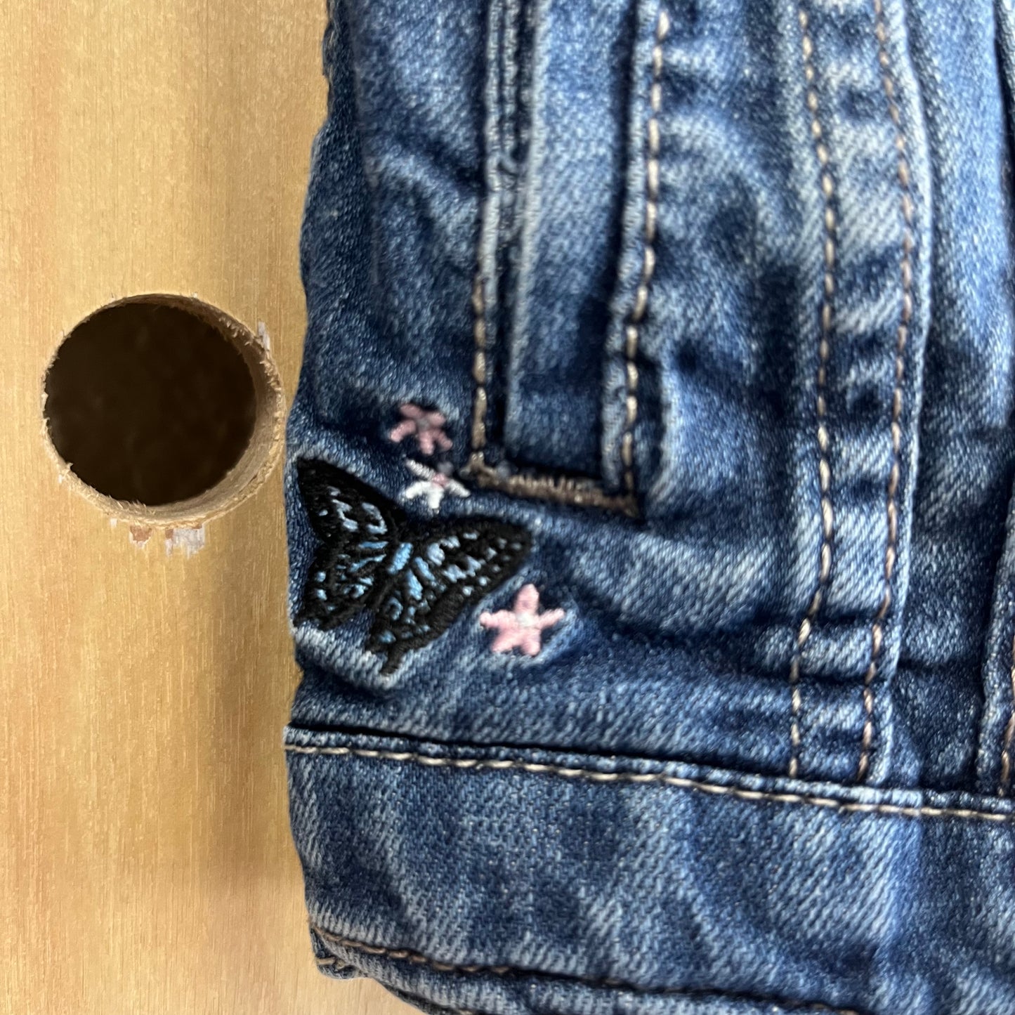 Denim Embroidered Jacket