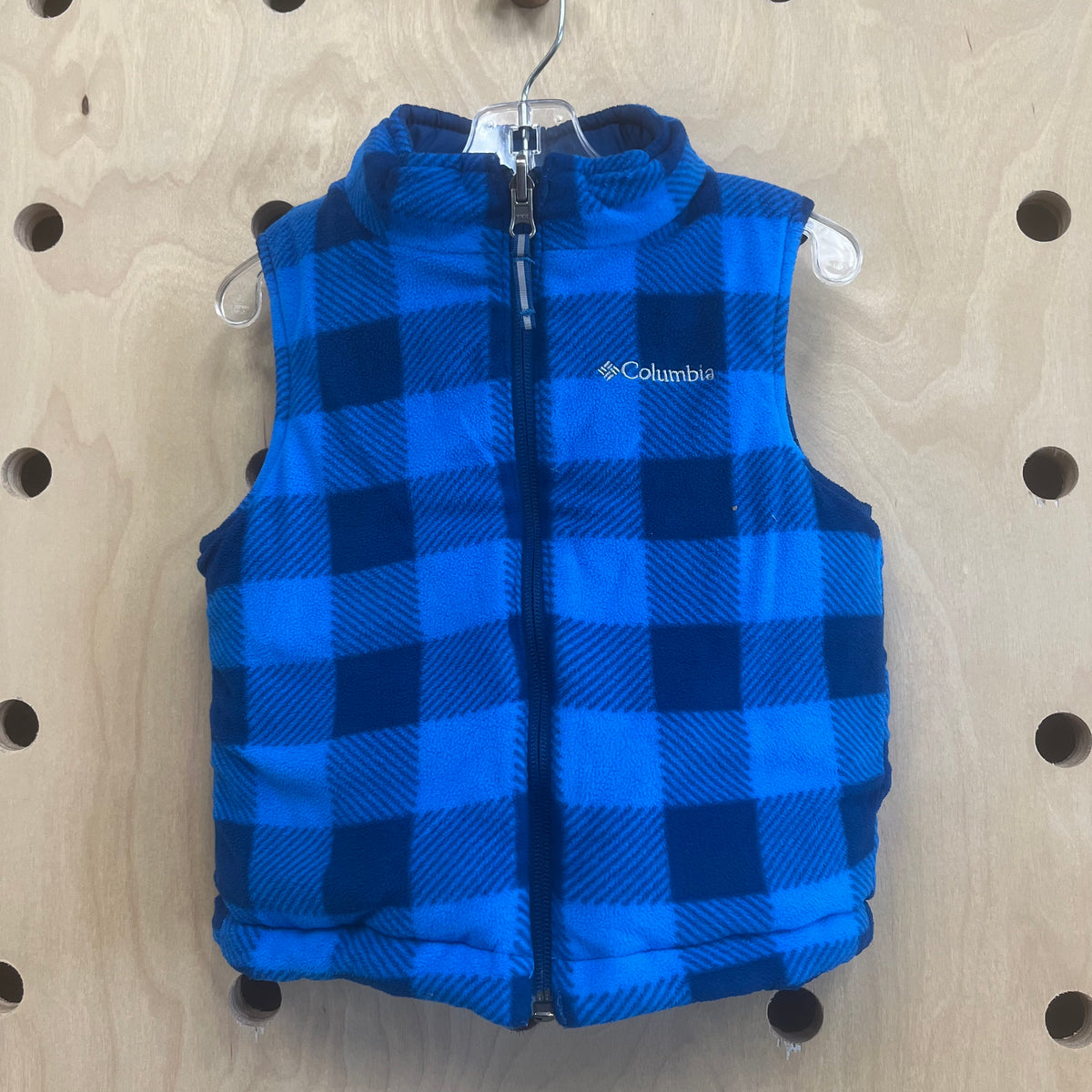 Blue Reversible Puffer Vest