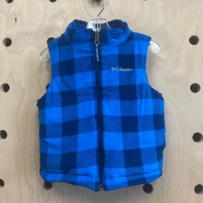 Blue Reversible Puffer Vest