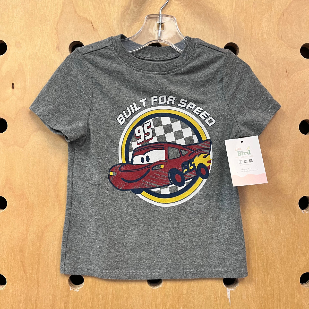 Grey Lightning McQueen Tee
