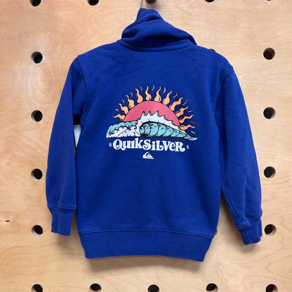 Blue Sun/Waves Zip Hoodie