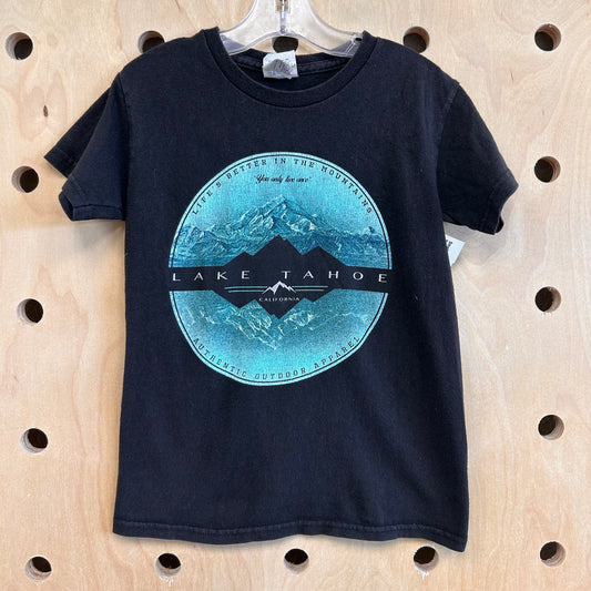 Black & Teal Lake Tahoe Tee