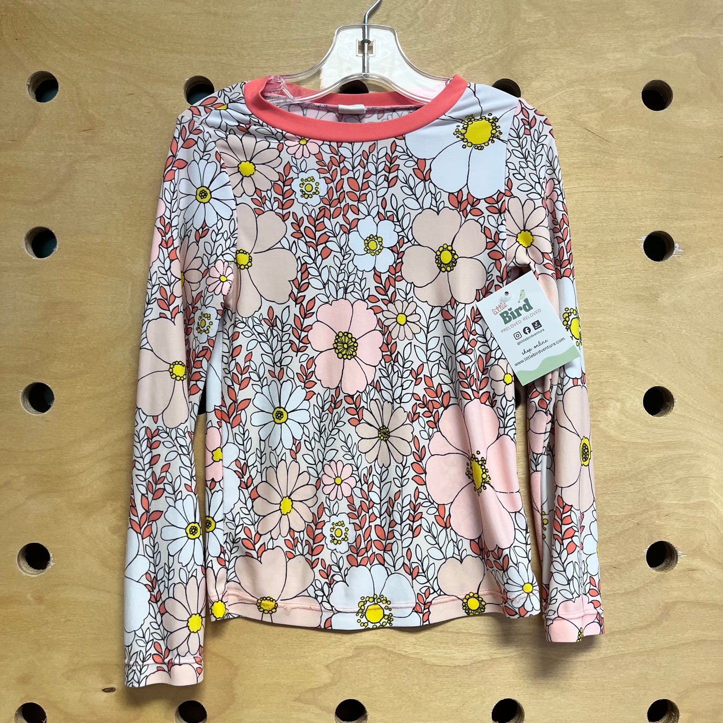 Pink Floral SPF Long Sleeve