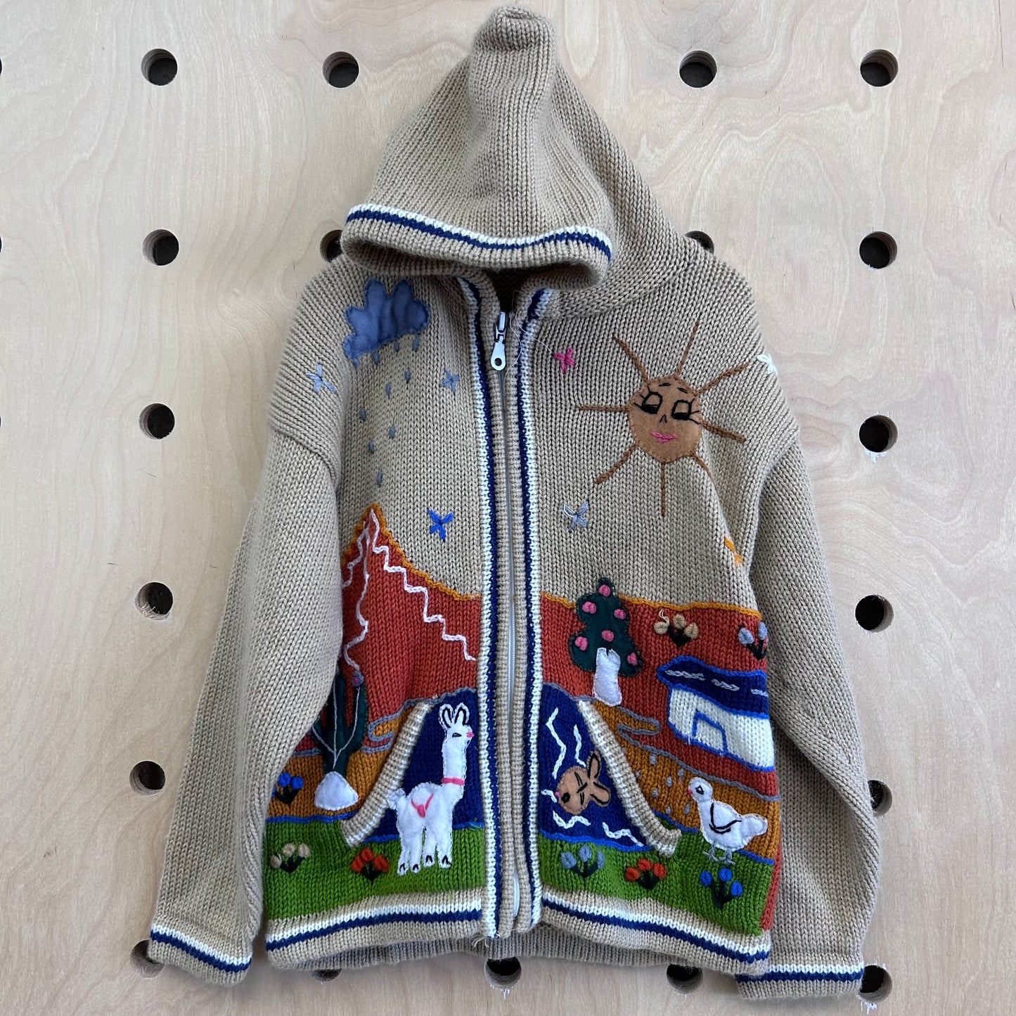 Tan Peruvian Sweater