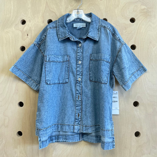 Lightweight Denim Button Up NEW!