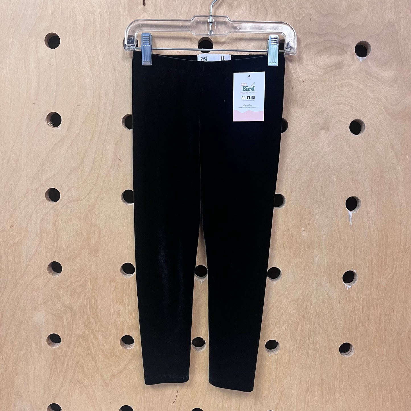 Black Velour Leggings