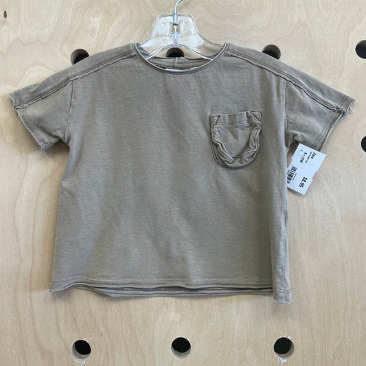 Tan Pocket Tee