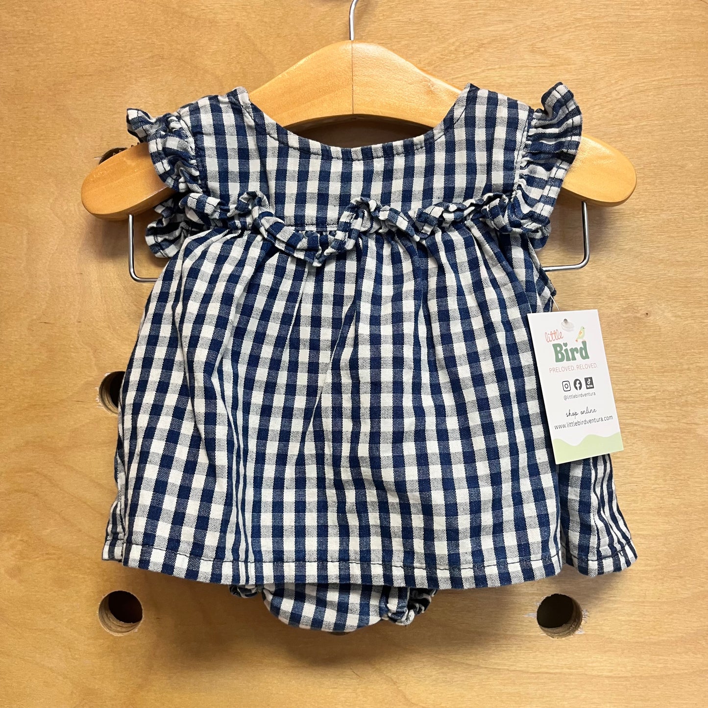 Blue Gingham Outfit