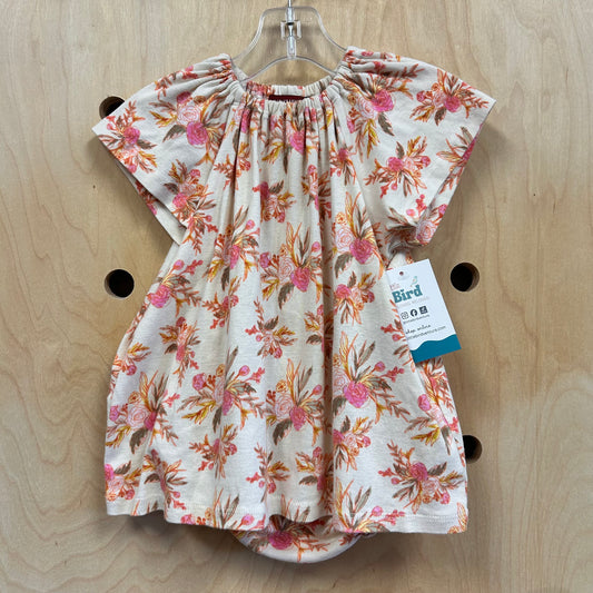 Yellow Floral Dress & Bloomers