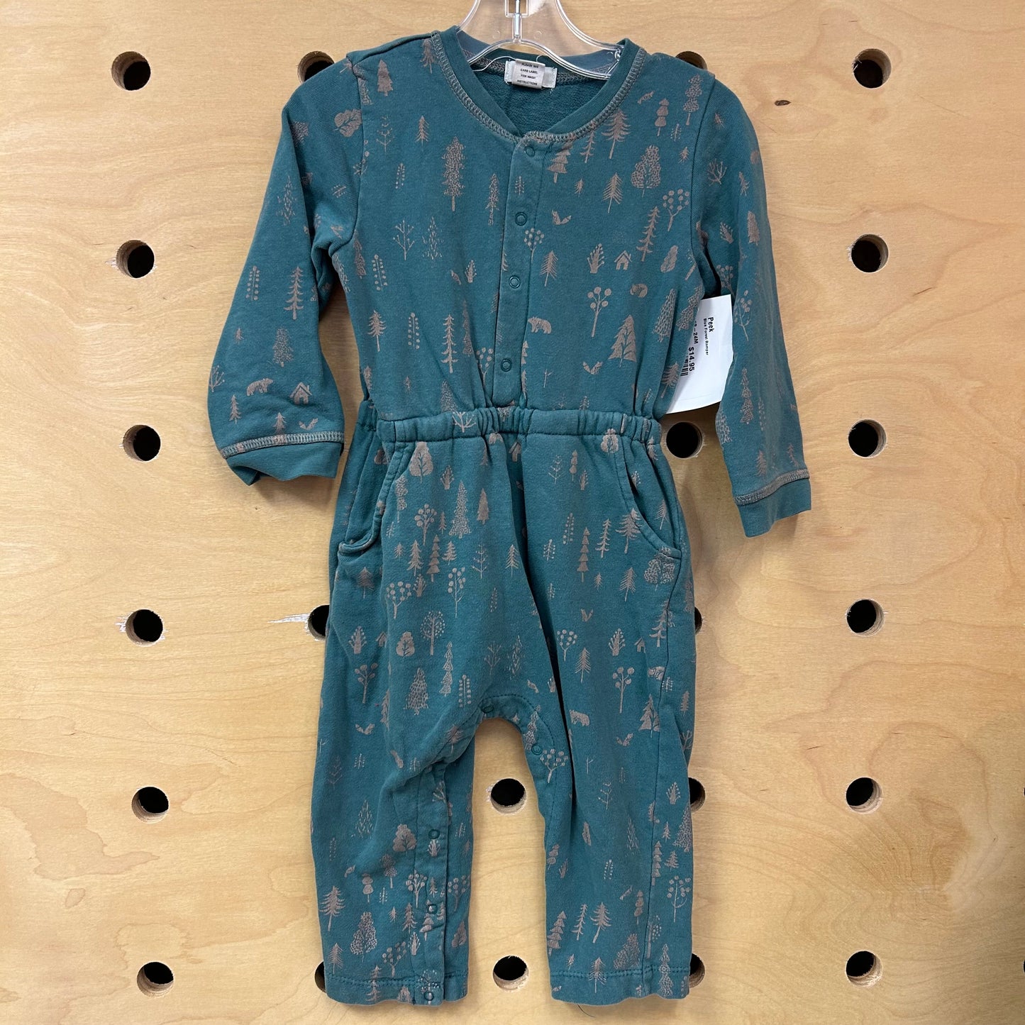 Blue Forest Romper