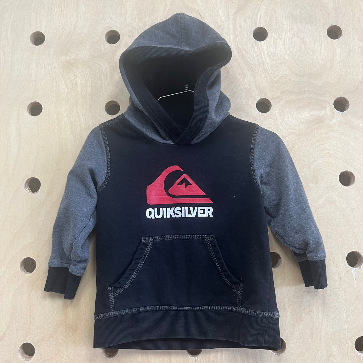 Black+Grey Logo Hoodie