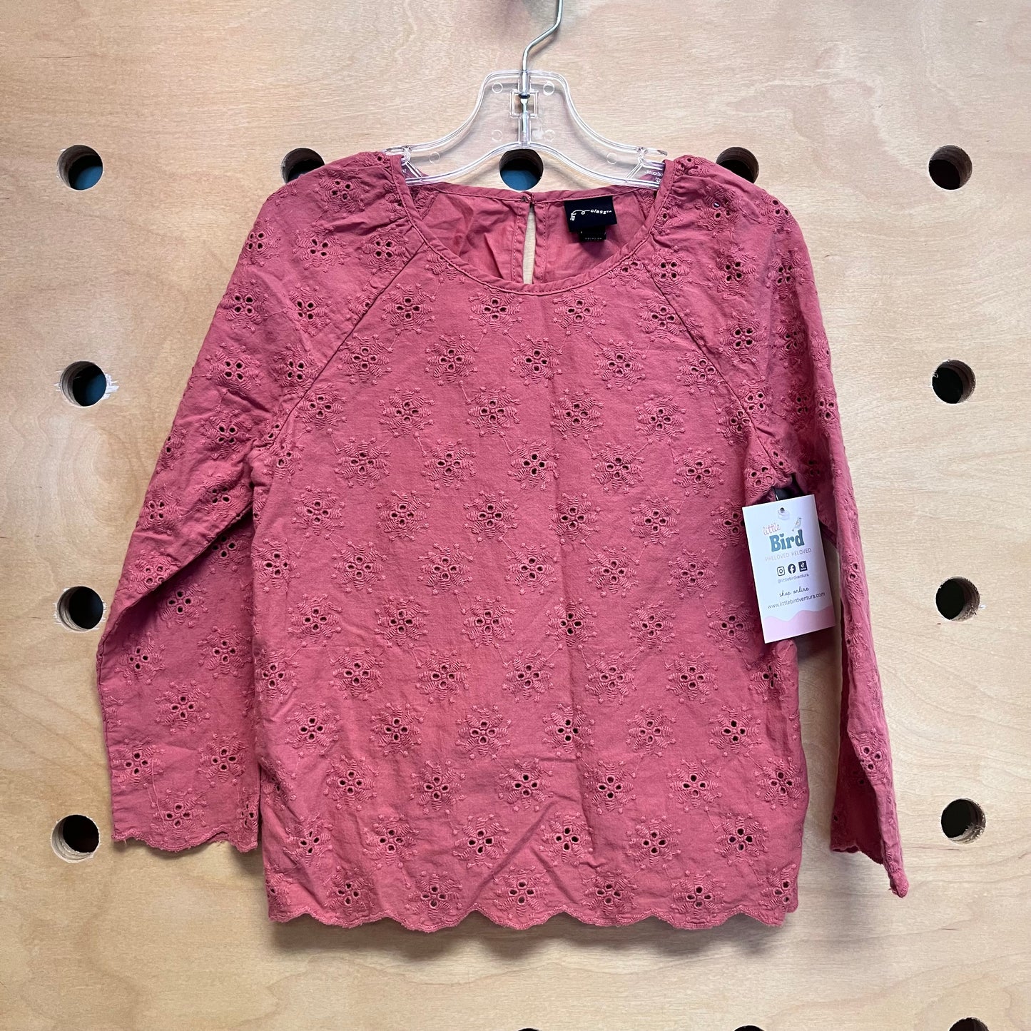 Terracotta Eyelet Top