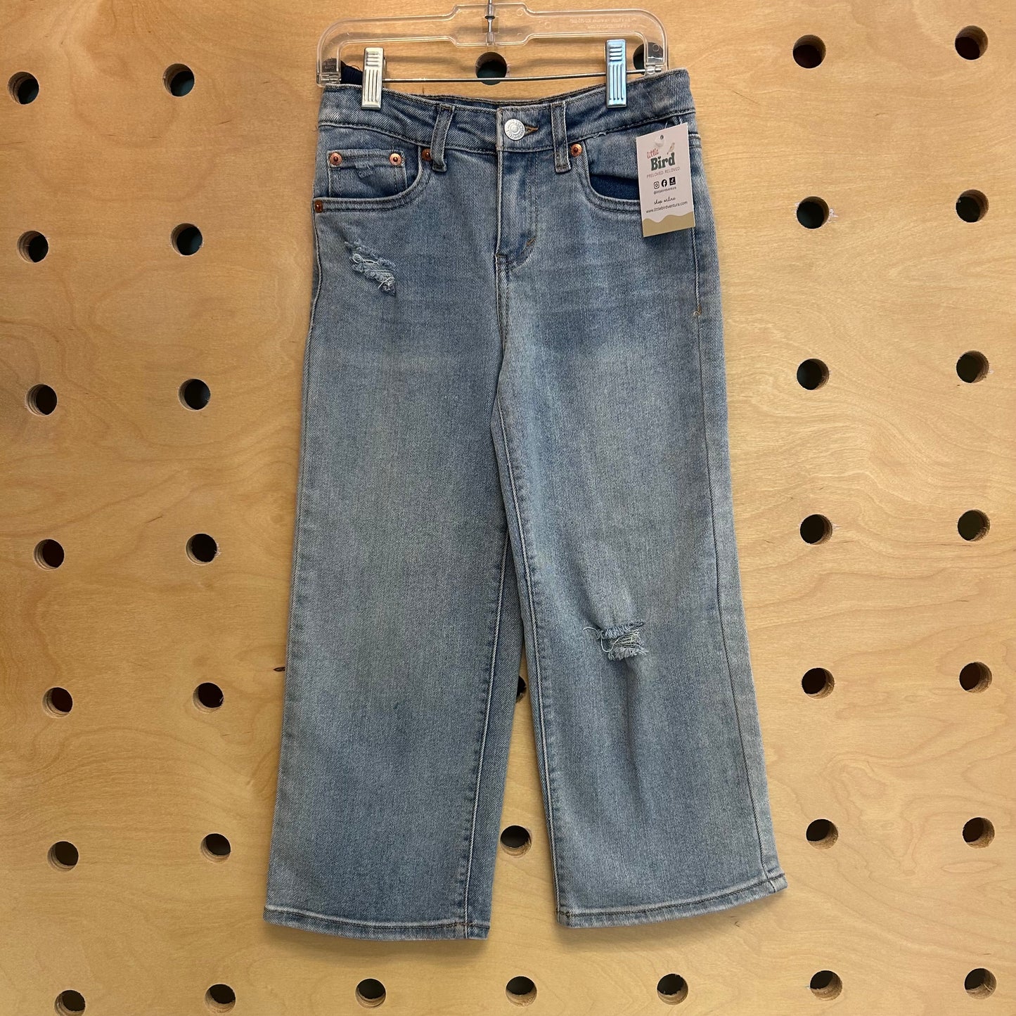 Wide Leg Crop Denim