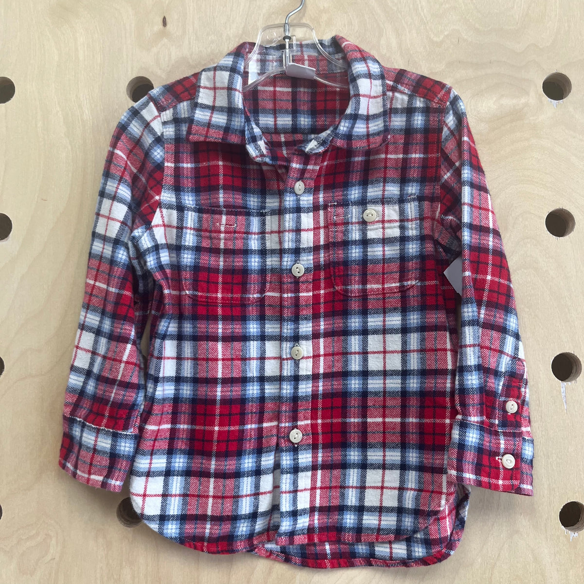 Red & Blue Plaid Flannel