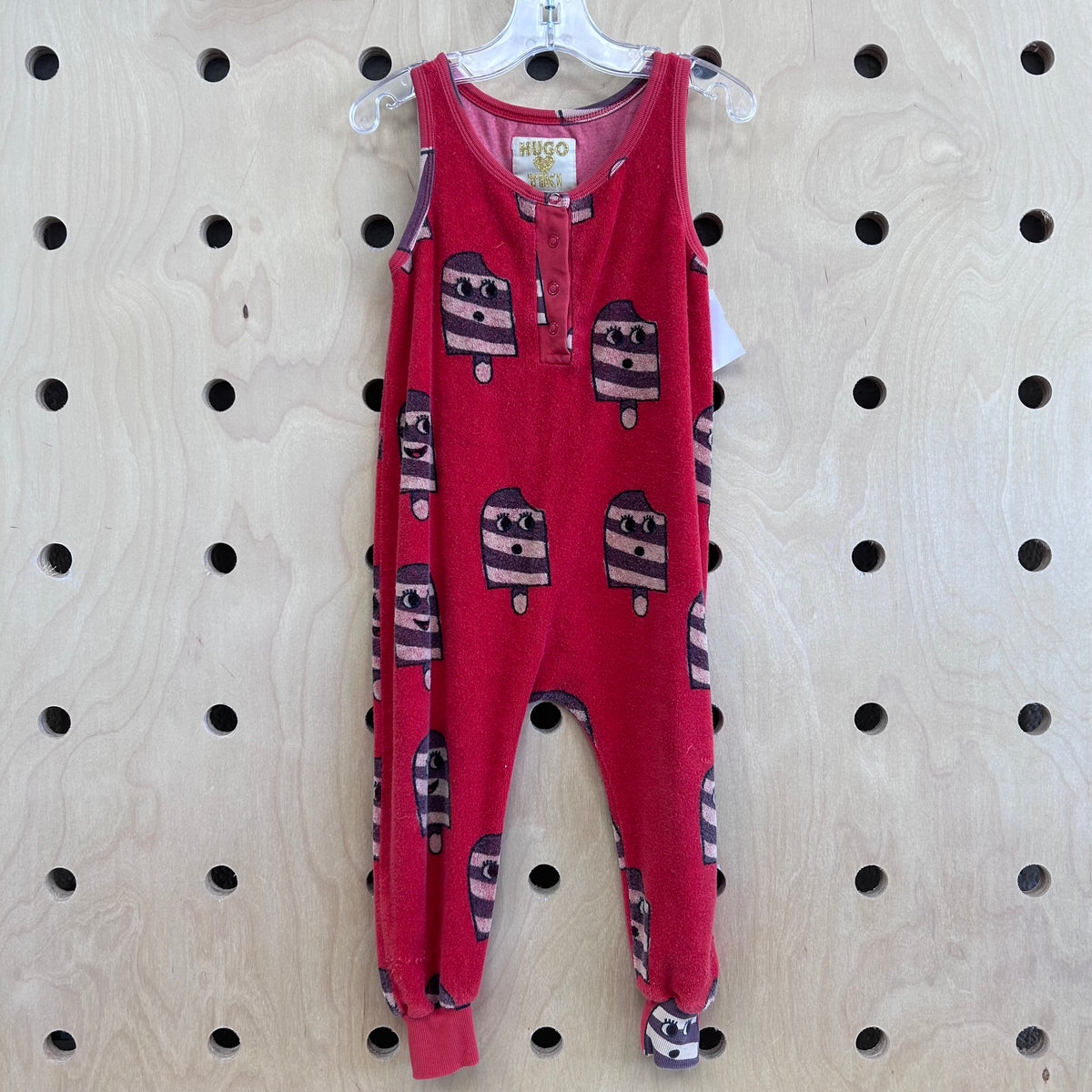 Red Popsicle Romper