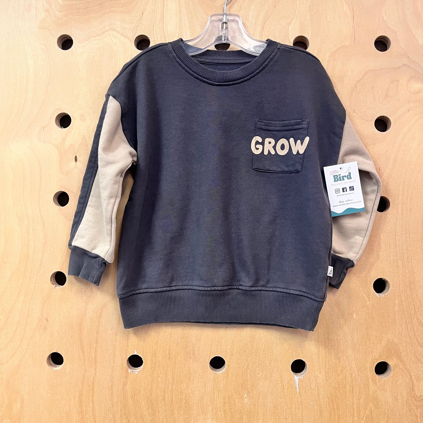 Grey & Taupe Organic Grow Sweatshirt