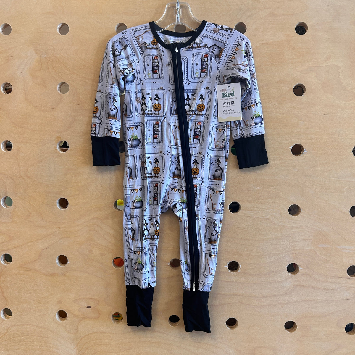 Spooky Geese Bamboo Zippy