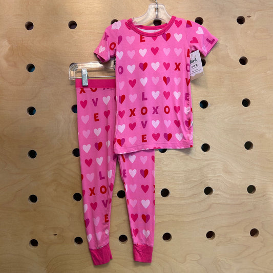 Pink XOXO Bamboo Pajamas