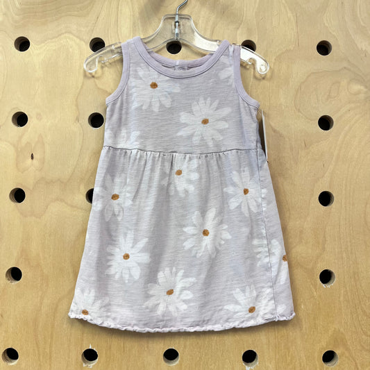 Organic Lavender Floral Dress