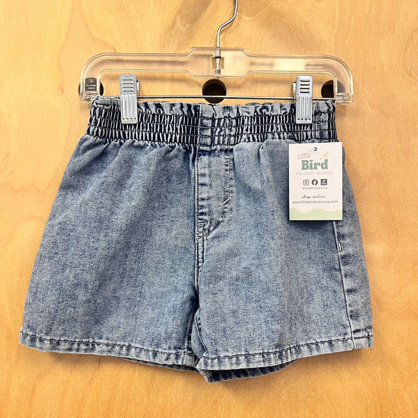 Pull On Denim Shorts
