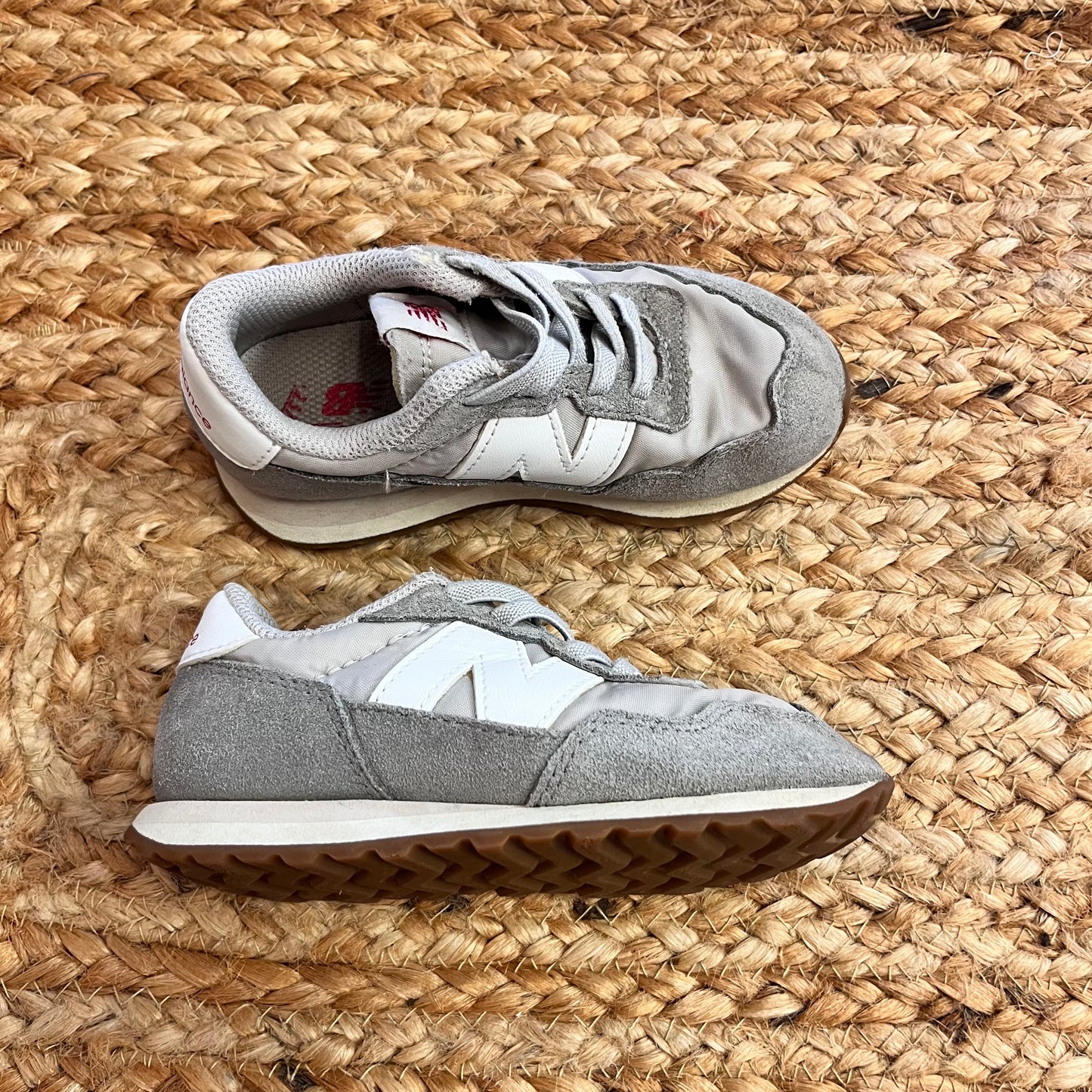Creme & Grey 237 Sneakers