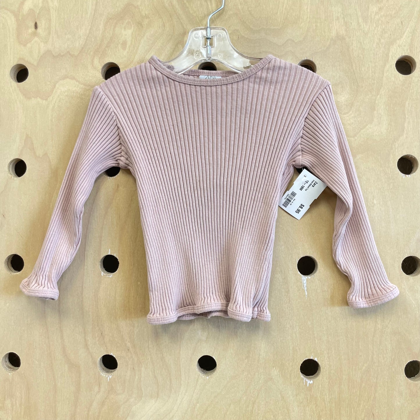 Pink Ribbed Top