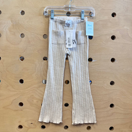Cream Ribbed Leggings NEW!