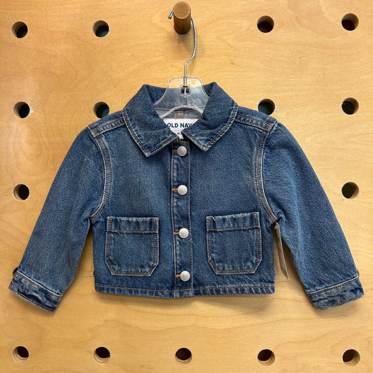 Front Pocket Denim Jacket