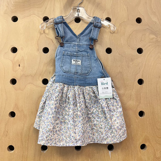 Denim/White Floral Jumper
