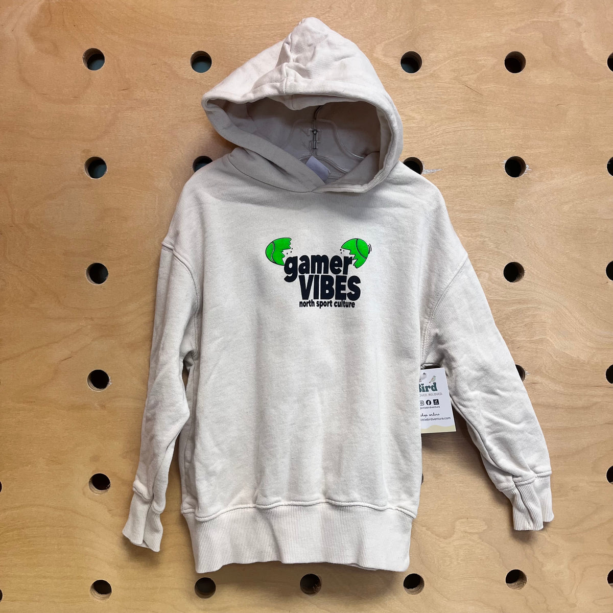 Cream 'Gamer Vibes' Hoodie