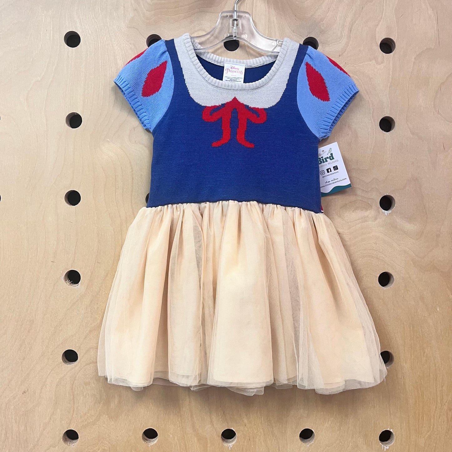 Snow White Knit Tulle Dress