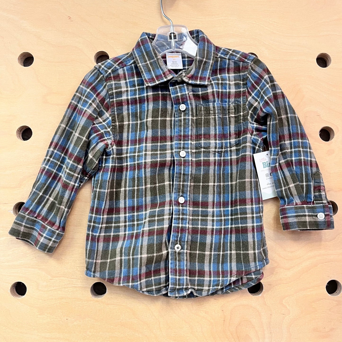 Green Plaid Flannel