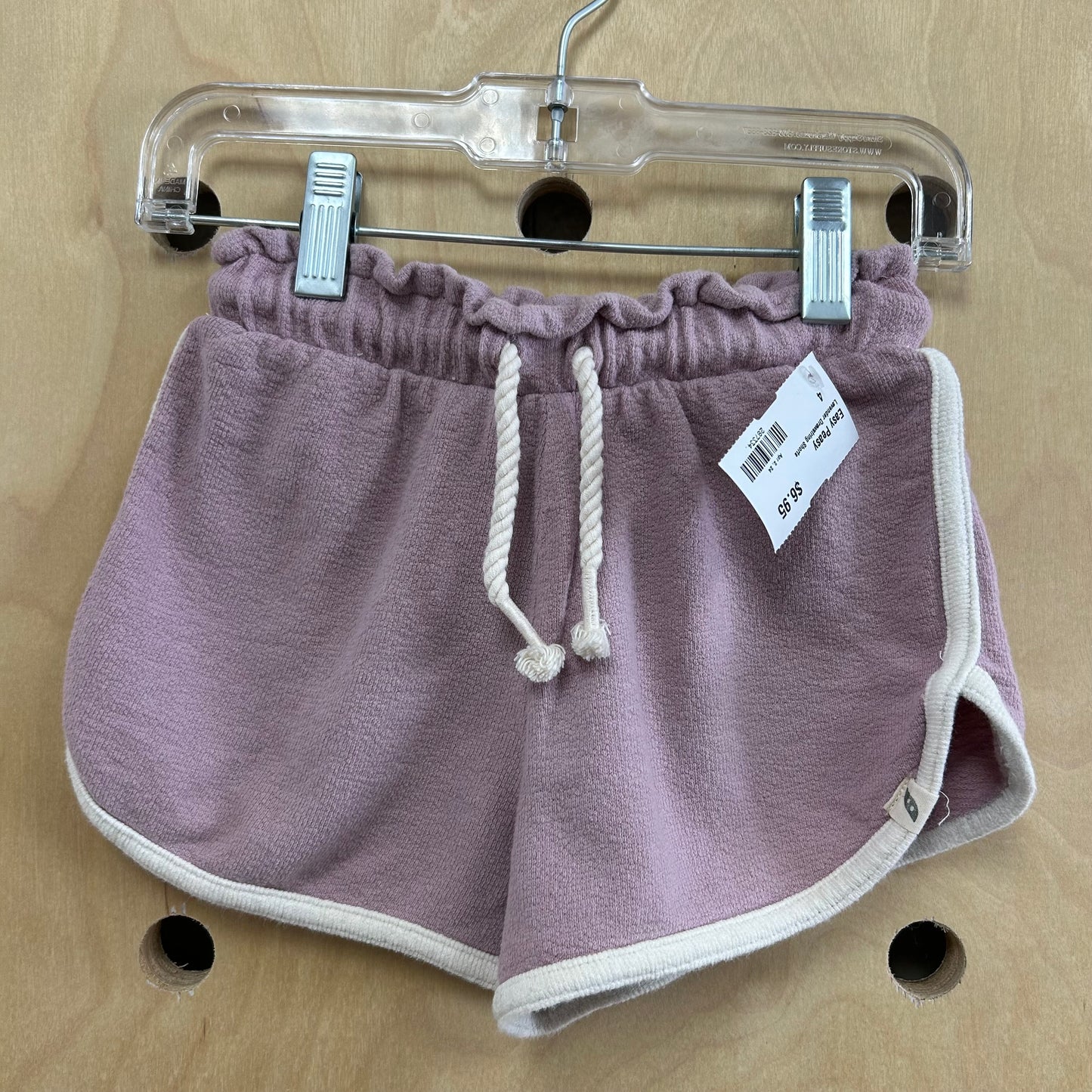 Lavender Drawstring Shorts