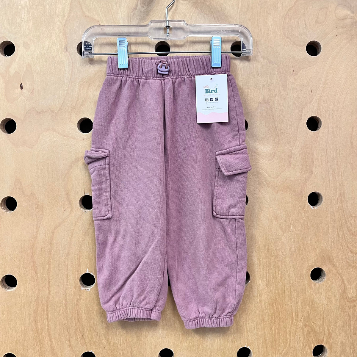Pink Cargo Joggers